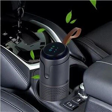 PM2.5 ionisaattorisuodatin ilmanpuhdistin pieni aktiivihiili HEPA otsoni ilmanpuhdistin kannettava mini USB UVC anioninen auton ilmanpuhdistin